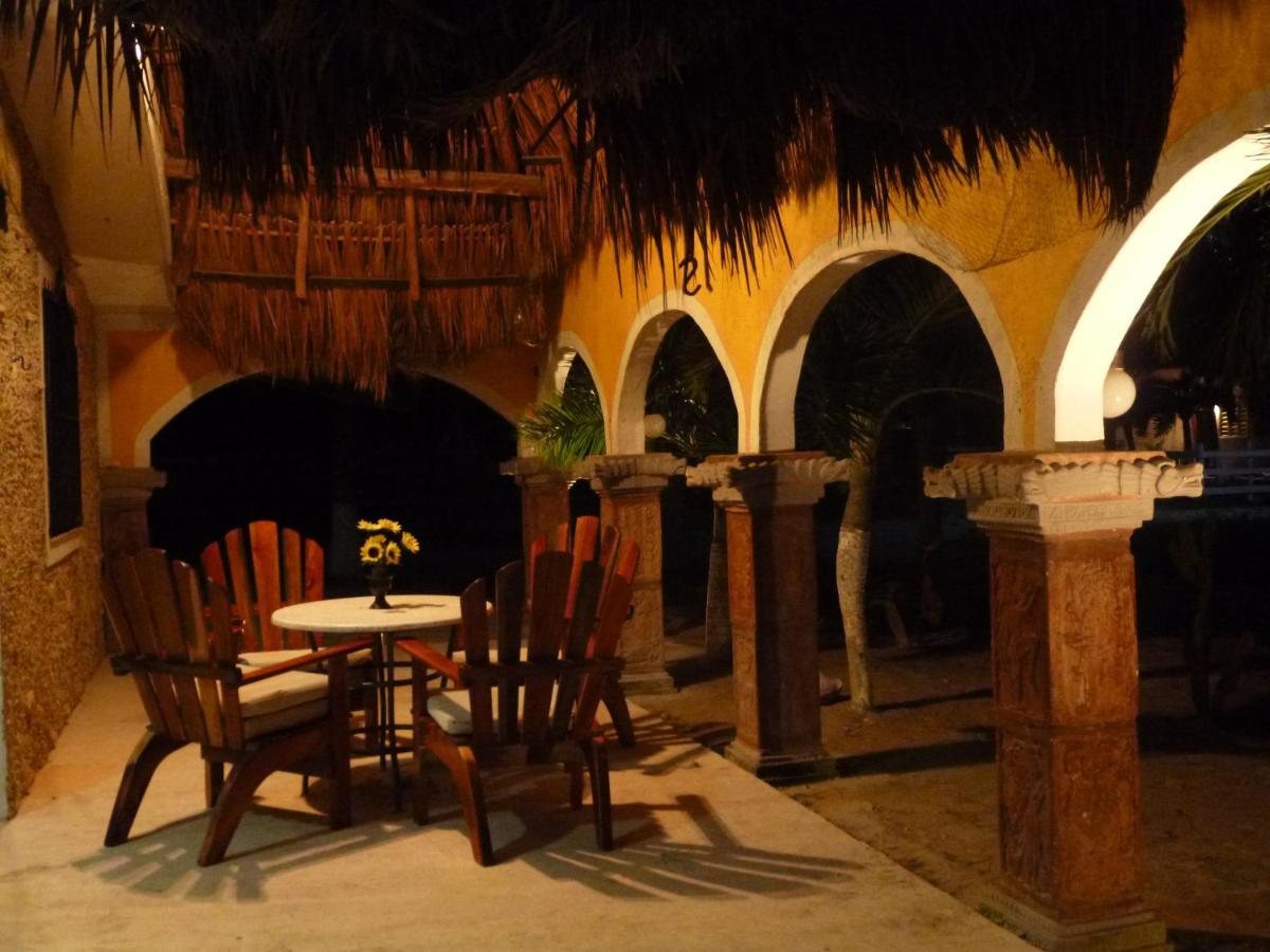 Hacienda Antigua Villa, 50m from sandy Beach El Cuyo Exterior foto